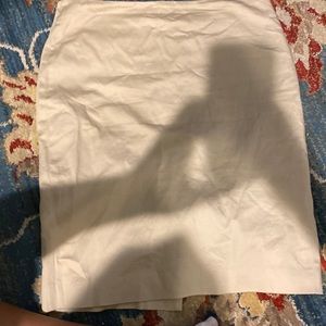 ann taylor tan skirt